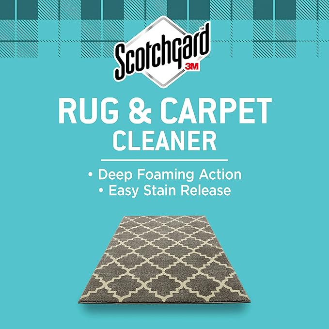 Scotchgard Rug &amp Carpet Cleaner Fabric Cleaner Blocks Stains Cleaning Sprays Make Cleanup Easier Two 16.5 oz Cans