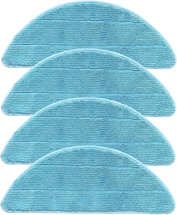 Mop Cloth Kit Replacement Compatible for ILIFE G9/G9PRO/V9/V9PRO Robot Mop Pad Vacuum Cleaner Parts Sweeper Accessories(4 Pack)
