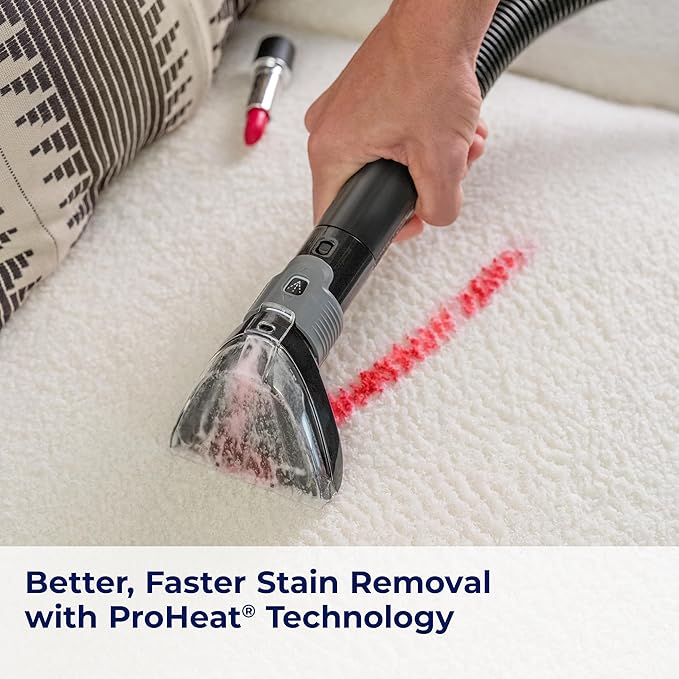 BISSELL® Little Green® Proheat® Pet Portable Deep Cleaner with Heated Cleaning Technology Self-Cleaning Tough Stain Tool and Pet Pro Oxy Triple Action Formula Included 3969