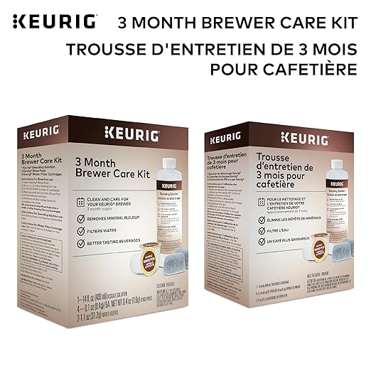 Iron OUT Automatic Toilet Bowl Cleaner Repel Rust and Hard Water Stains with Every Flush &amp Keurig 3-Month Brewer Maintenance Kit Includes Descaling Solution