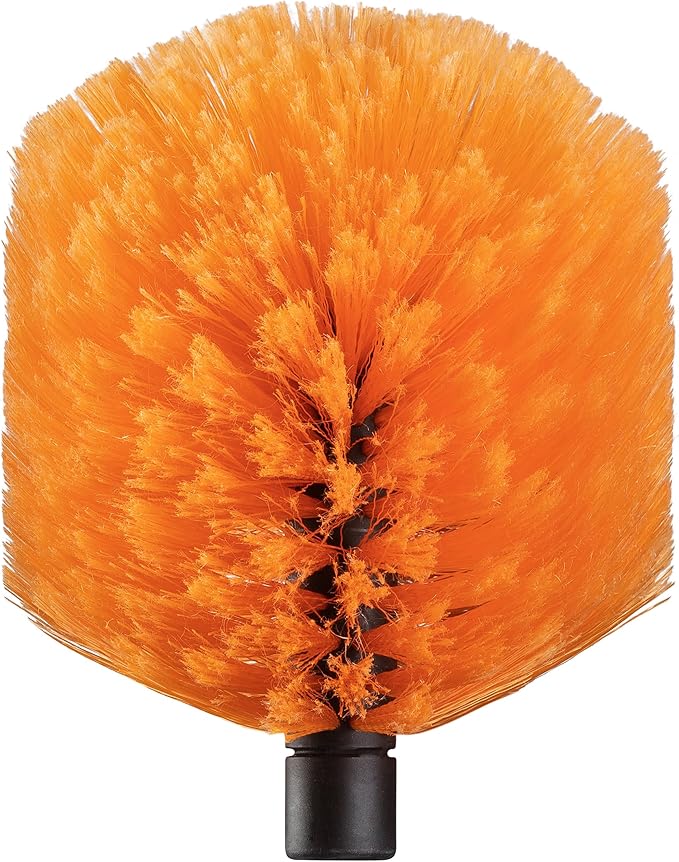 Cobweb Duster Head Brush // Spider Web Brush for Outdoor &amp Indoor Web Cleaning // Twist-On Corner Duster Fits Standard Acme Threaded Extension Poles // Best Cobweb Brush Head (Pole Sold Separately