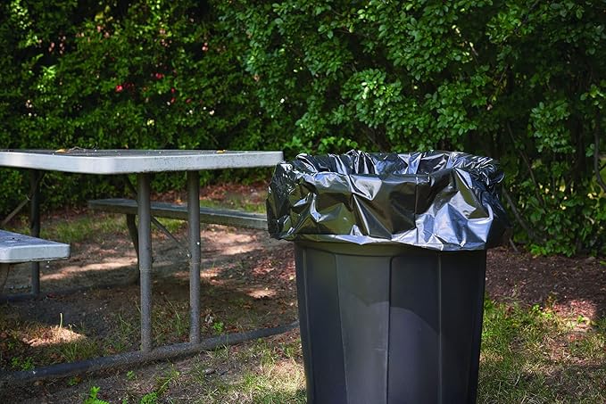 Stout P4045K20 Trash Garbage Bags 45gal 2mil 40 x 45 Black 65/Box