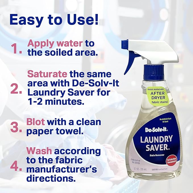 De-Solv-it 11823 Orange Sol Laundry Saver Stain Remover Spray 12 oz (Fоur Расk)