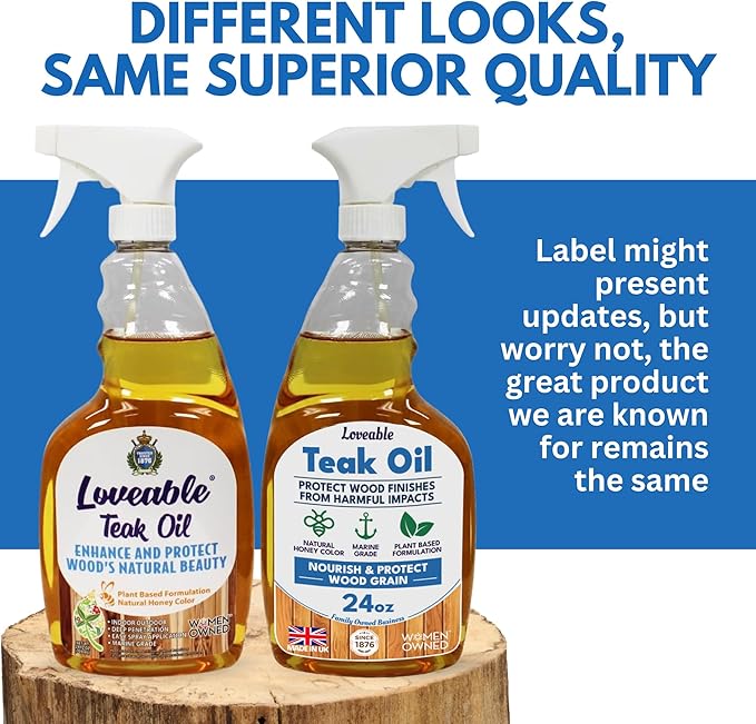 EcoDecors Loveable 24 oz Spray Bottle Teak Oil