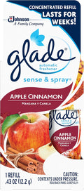 Glade Sense &amp Spray Automatic Air Freshener Refill Apple Cinnamon 0.43 oz