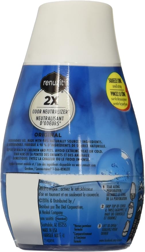 Renuzit Super Odor Killer Adjustable Air Freshener 7.5 oz (Pack of 12)