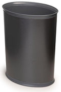 Stephanie Imports Made in USA Silver Platinum 5-Gallon Sleek and Stylish Vinyl Waste Basket (10.25” X 12.5”)