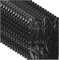 25pcs Black Garbage Trash Bags 90x110cm Thickened 2.5mil Plastic Wastebasket Liners for Bathroom Kitchen Office Use
