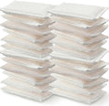20 Pack Kitchen Bamboo Dish Sponges Cleaning Sponges Reusable Natural Pads Absorbent Non Scratch for Washing Dishes Pots and Pans (White)