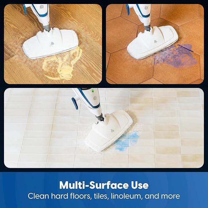 Vacmaster 952779 Microfiber &amp Washable Replacement Mop Pads 4 pack for SMF1501 2-in-1 Steam Mop