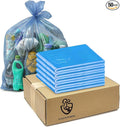 Generic Large 39-40 Gallon Heavy Duty Trash Can Bags|2 Mil |Blue Thickened/Plastic Bag-Kitchen&ampYardBuildingOutdoorHotel Property-Made in the USA (50)