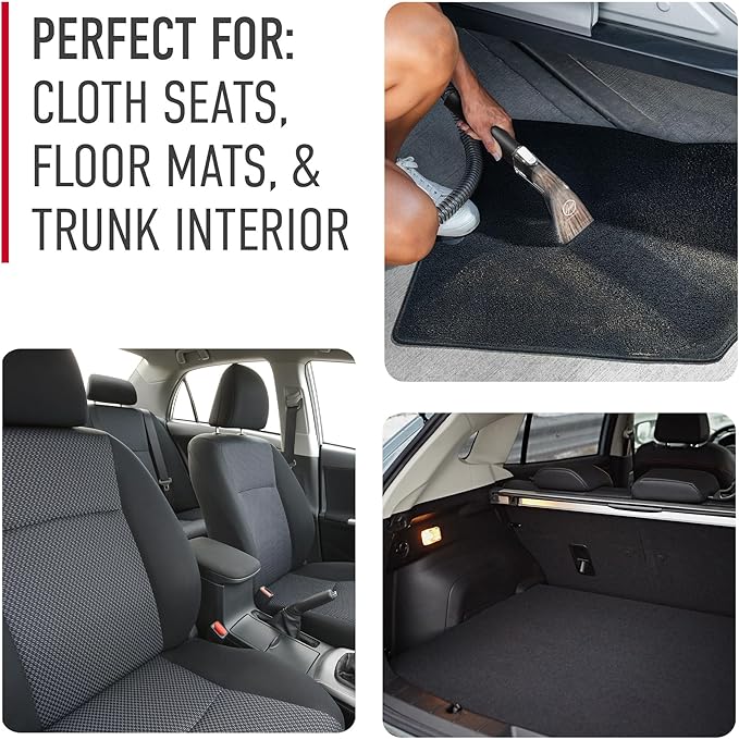 Hoover CleanSlate XL Deep Cleaning Spot Carpet Cleaner Machine for Carpet and Upholstery Car and Auto Detailer FH15000V + 64 oz Auto Portable Solution Fresh Scent AH31718