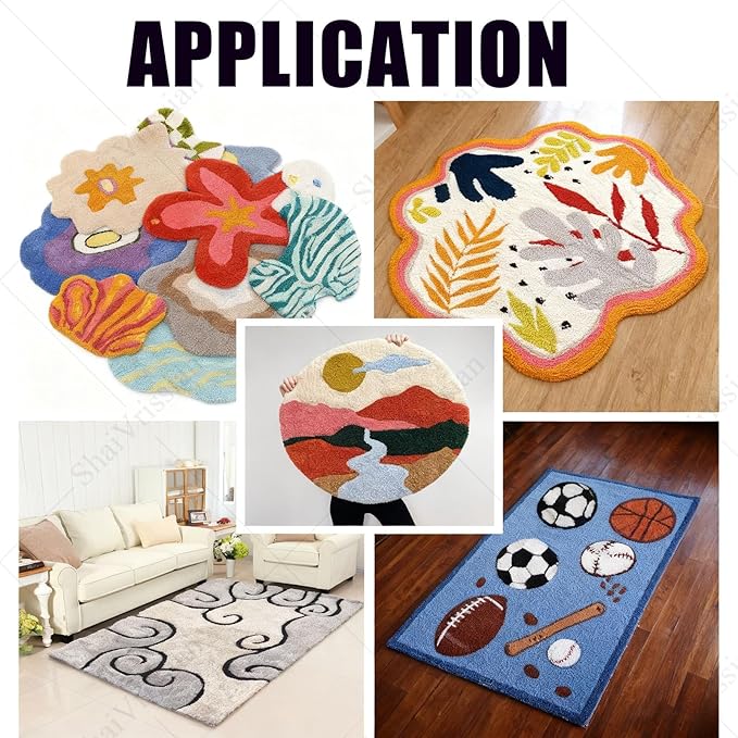 500w Handmade Rug Shearing MachinePortable Flat Carpet Trimmer3 Inch Rotating BladeAdjustable Depth for Efficient Cleaningfor Carpet and Rug Tufting