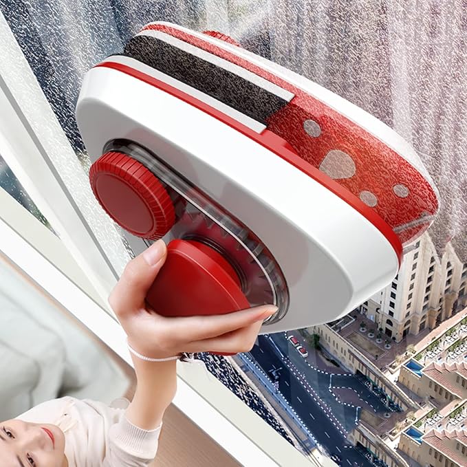Magnetic Window Cleaner Double Side Magnetic Window Cleaner Adjustable Magnetic Brush Glass Wiper for High Window 5-26Mm