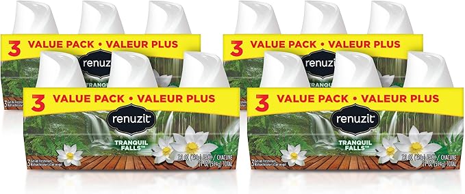 Renuzit Gel Air Freshener Tranquil Falls 12 Count