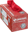 Arkwright Smart Rags Microfiber Cleaning Cloths Pack of 50 in a Box Lint Free 180 GSM Reusable Towels for Auto Office and Household Cleaning 12 x 12 in Red