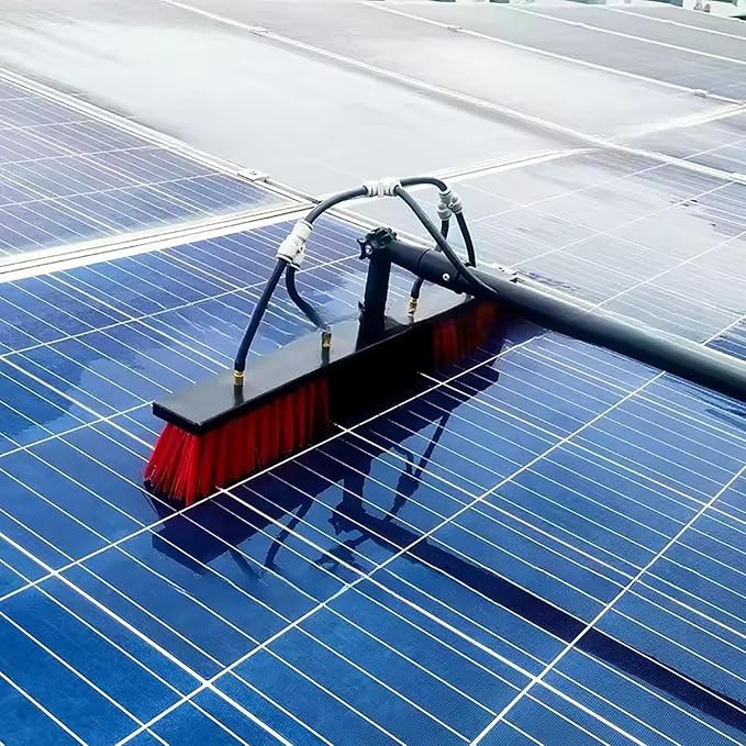 3.6-10.8m Window Cleaning Pole Water Fed Telescopic Brush Extendable Cleaner Conservatory Roof Cleaning Photovoltaic and Solar Panels24FT/7.2m