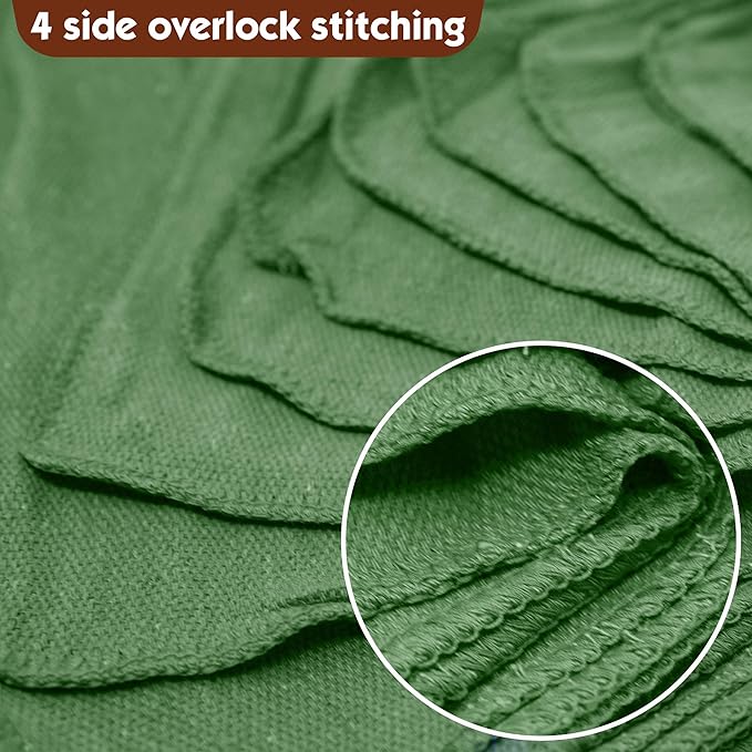 Nabob Wipers Auto Mechanic Shop Towels 100 Pack Bulk Rags 100% Cotton Commercial Grade Shop Rags Size 14x14 (100 Pack Green)
