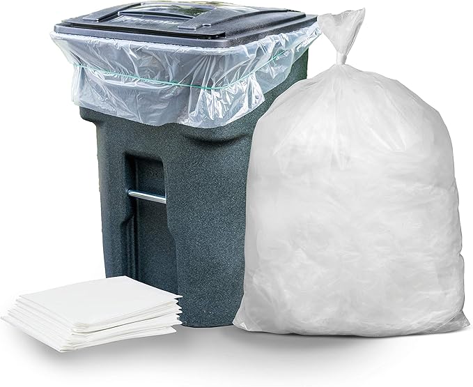Plasticplace 95-96 Gallon Garbage Can Liners 25 Count (Pack of 1)