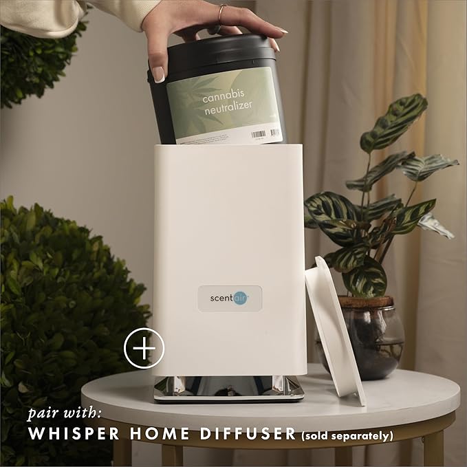 ScentAir Whisper Home Monthly Plug-in Refill Fragrance Cartridge for Home and Office Cannabis Neutralizer