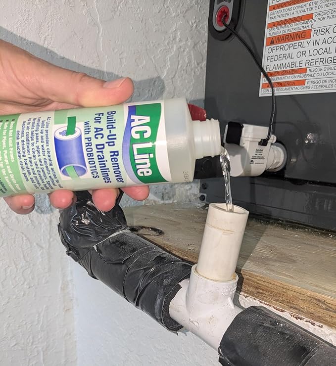 AC Drain Line Cleaner - 6 Pack / 18 Month Supply - Cleans HVAC drain lines cleaner condensate lines fountain drink drain lines and more