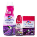 Clorox Scentiva Laundry Bundle in Tuscan Lavender &amp Jasmine Scent | Includes Clorox Scentiva Scented Dryer Sheets Scent Booster Beads and Fabric Softener