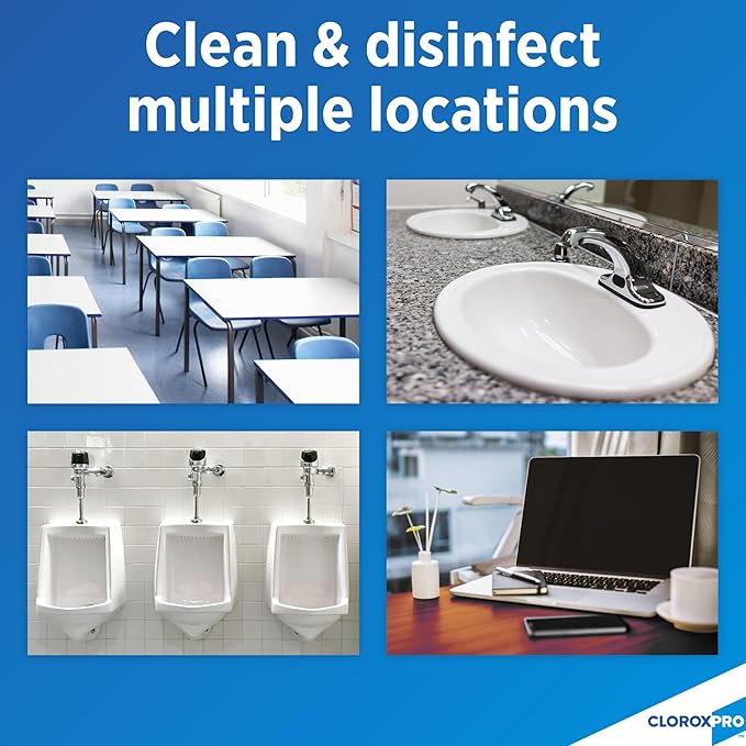 CloroxPro Clean-Up Disinfectant Cleaner Refill 128 Ounces Pack of 4 (Package May Vary)
