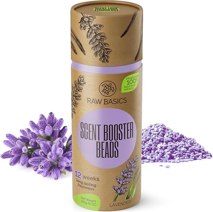 Scent Booster for Washer Lavender Aroma and Laundry Sheets 100 Loads