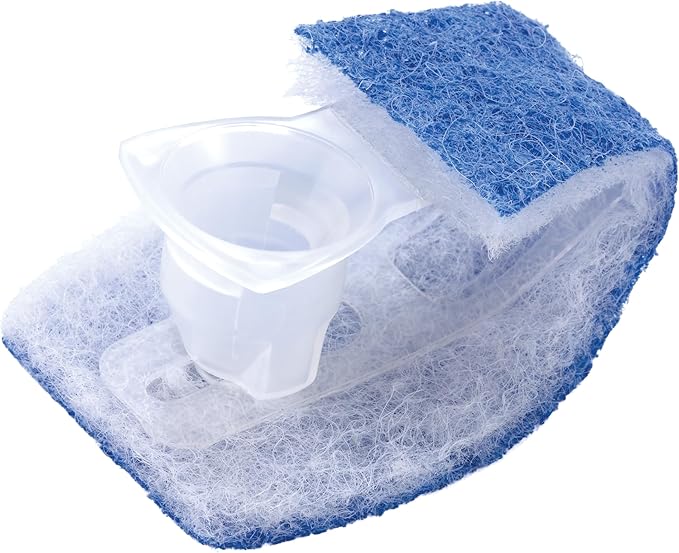 Scotch-Brite Disposable Toilet Scrubber Refills Removes Rust &amp Hard Water Stains 10 Disposable Refills Blue - (4-Pack)