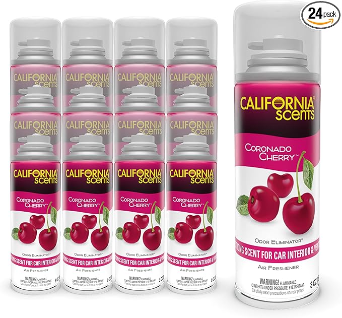 California Scents Fogger Car Air Freshener Coronado Cherry Scent 3 Ounce (Pack of 24)