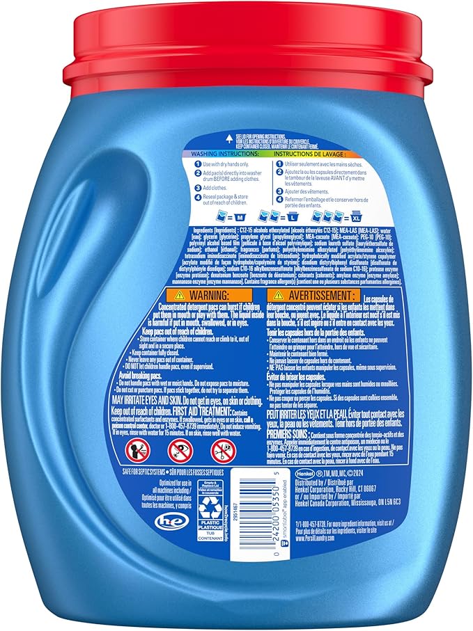 Persil Ultra Pacs Original Everyday Clean Laundry Detergent 66 count
