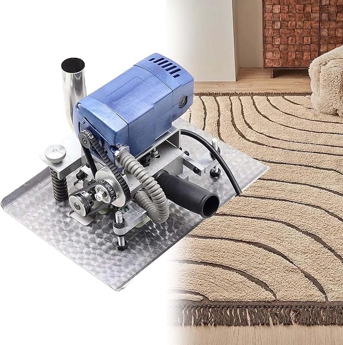 Carpet Trimmer Advanced Carpet Surface Refinishing Tool 500w Electric Rug Shearing with Adjustable Depth Control Efficiently Cleans and Levels Plush Tufted And Woven Rugs