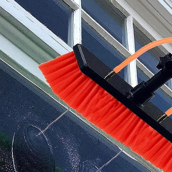 Telespole/Photovoltaic Cleaner/Solar Panel Water Spray Glass Cleaning Brush/Photovoltaic Panel Cleaning Tool/7M