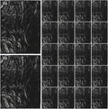 25pcs Black Plastic Trash Bags 80x100cm Thickened 2.5mil Kitchen Garbage Bags for Home Bathroom Wastebasket Liners