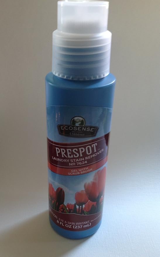 Prespot Gel with Scrub Brush Laundry Stain Remover 8fl. Oz by Melaleuca