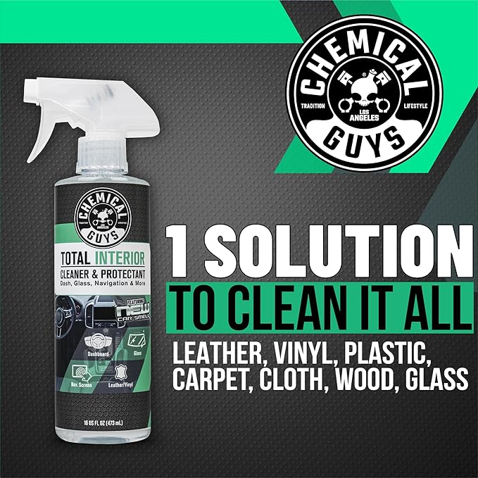 Chemical Guys Keep Your Car New Kit Ideal for Cleaning and Detailing. Includes New Car Scented VRP Total Interior Air Freshener and 3 Detailing Towels - 6 Piece Kit