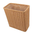 VALICLUD Woven Trash Can Multi Function Storage Basket Rustic Wastebasket for Bedroom Office Dormitory with Natural Design Indoor Garbage Container for Home and Study