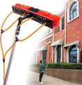 Professional 7m Window Cleaning Kit with 50cm Brush Head Telescopic Water Fed Pole for Conservatory Solar Panel and More