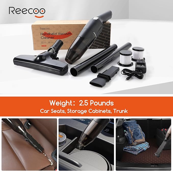 Cordless Stick/Handheld Vacuum Cleaner 10-17Kpa 2-Level Powerful SuctionFast Charging-Use Durable Latest Household Vacuum Cleaners for Cleaning FlooringCarpetsCar SeatSofas Hair and Dust