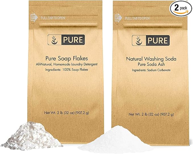 Soap Flakes and Washing Soda Bundle