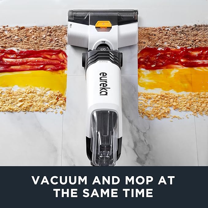 Eureka All in One Wet Dry Vacuum Cleaner and Mop for Multi-Surface Lightweight Self-Cleaning System for Hard Floors and Area Rugs 2-in-1 Corded