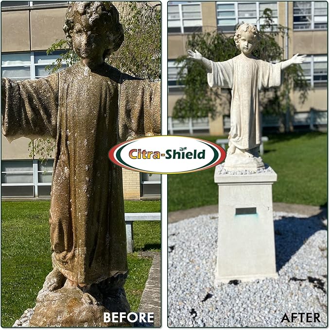 Outdoor - Concrete Roof Walls Headstone Deck and Vinyl Siding Cleaner - RTU Outdoor Cleaner Pack of 4
