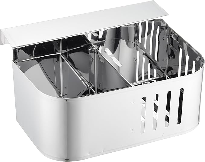 Sanei JKL03003 Stainless Steel Flush Type Cleaner Case Double Small
