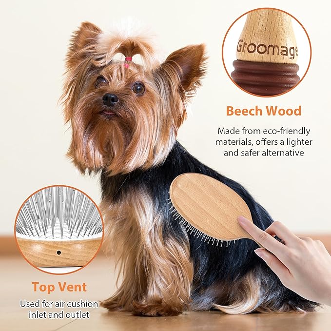 Laundry Stain Remover Brush Pin Brush for Dogs