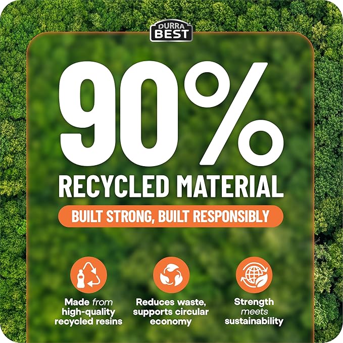 95-96 Gallon Heavy Duty Trash Bags – 1.4 Mil Extra Large 61 x 68 Garbage Bags for Rollaway Cans &amp Large Outdoor Trash Bins – Tear &amp Leak Resistant Commercial Liners – 40 Count Black Made in