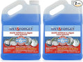 Wet &amp Forget No Scrub Outdoor Cleaner For Easy Removal Of Mold Mildew And Algae Stains Bleach-Free Formula 1 Gallon Concentrate - Ships To California Only 128 Fluid Ounces (Pack of 2)