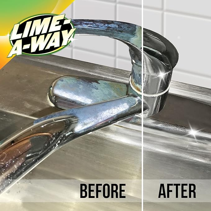 Lime-A-Way Bathroom Cleaner Removes Lime Calcium Rust 32 oz (Pack of 2)