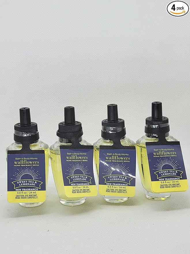 Sweet Tea &amp Lemonade Wallflower Home Fragrance Refills - 4 Pack
