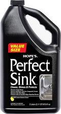 HOPE'S Perfect Sink Cleaner and Polish Restorative Water-Repellant Removes Stains Ideal for Brushed Stainless Steel Cast Iron Porcelain Corian Composite Acrylic Value Size