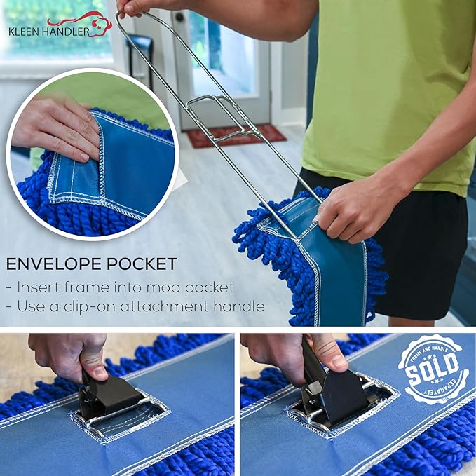 Kleen Handler 18 Inch Commercial Dust Mop Frame (12 Pack)